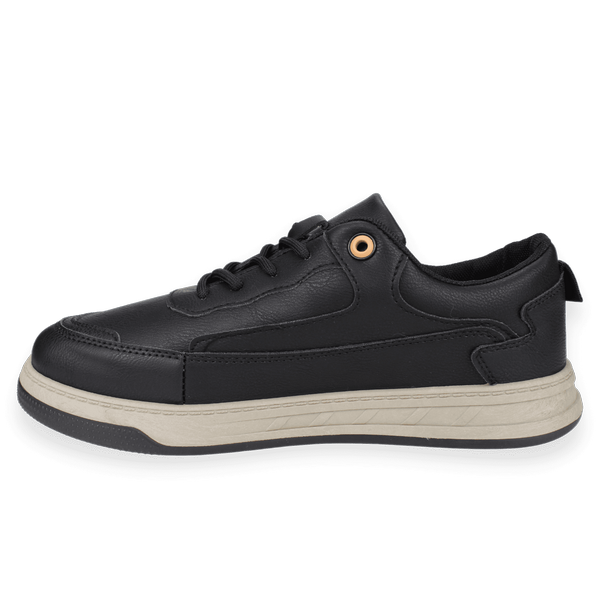 ZAPATILLAS HOMBRE NEW WALK CASUALES NEGRO - 3