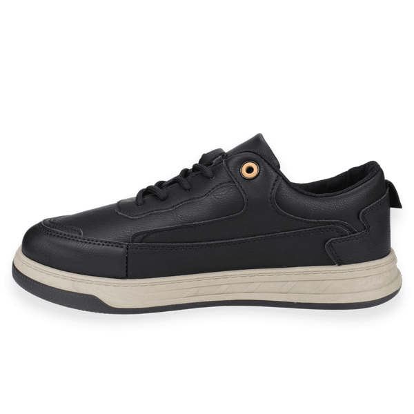 ZAPATILLAS HOMBRE NEW WALK CASUALES NEGRO - 3