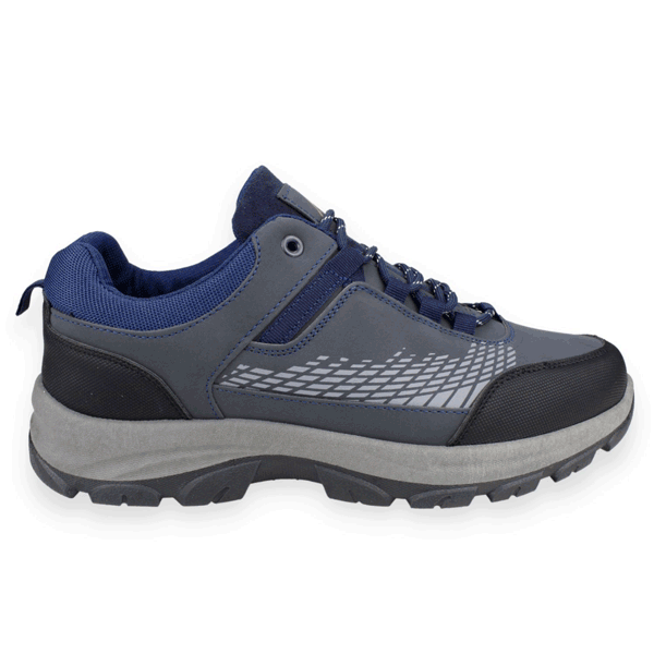 ZAPATILLAS HOMBRE NEW WALK OUTDOOR AZUL MARINO RAYAS - 1