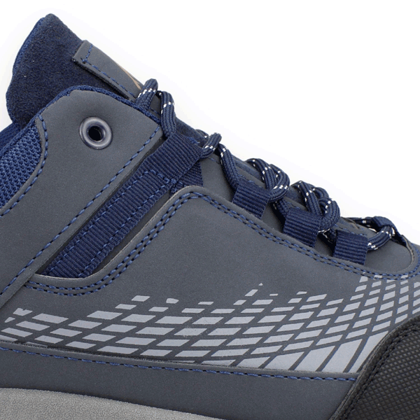 ZAPATILLAS HOMBRE NEW WALK OUTDOOR AZUL MARINO RAYAS - 4