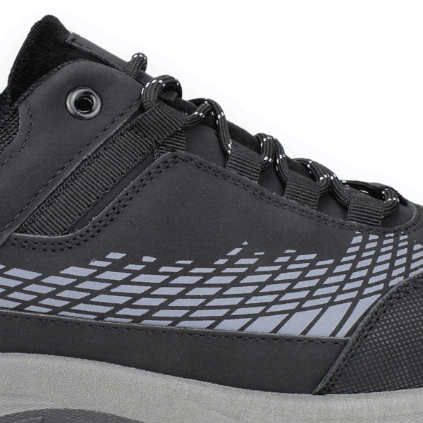 ZAPATILLAS HOMBRE NEW WALK OUTDOOR NEGRO RAYAS - 4