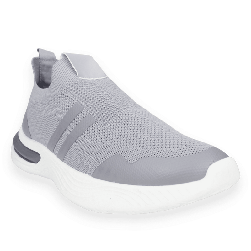 ZAPATILLAS HOMBRE NEW WALK URBANAS GRIS MALLA - 2