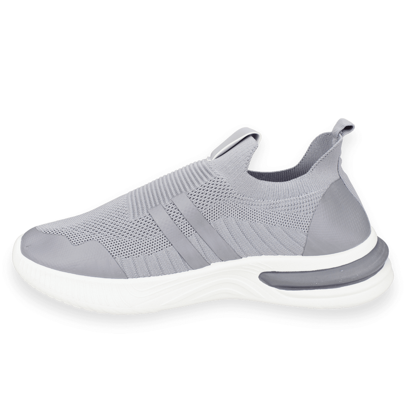 ZAPATILLAS HOMBRE NEW WALK URBANAS GRIS MALLA - 3