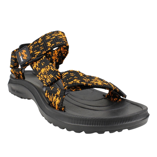 SANDALIAS MUJER NEW WALK NARANJO VELCRO RAYAS NARANJA - 2