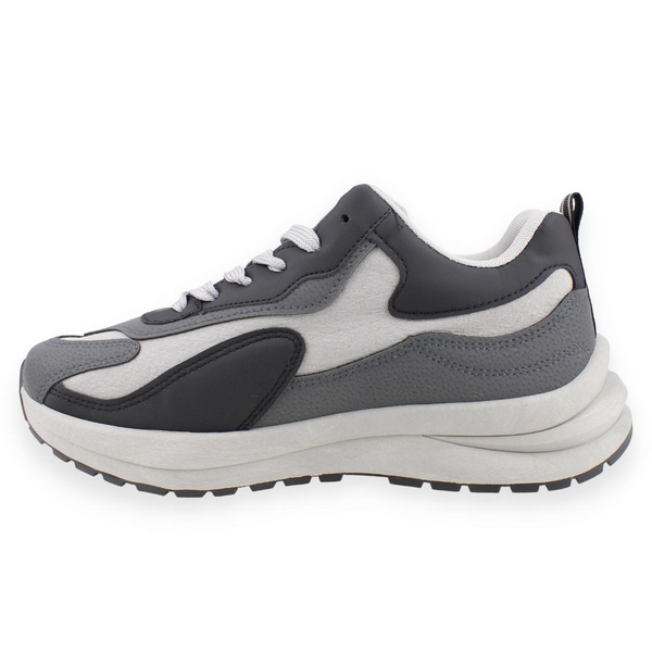ZAPATILLAS HOMBRE NEW WALK URBANAS GRIS - 3