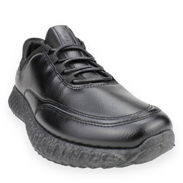 ZAPATILLAS HOMBRE NEW WALK CASUALES NEGRO ELEGANTE - 2