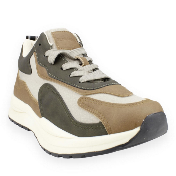 ZAPATILLA NEW WALK BICOLOR BEIGE - 2