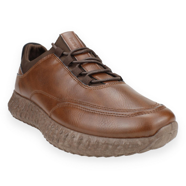 ZAPATILLAS HOMBRE NEW WALK CASUALES CAFÉ ELEGANTE - 2