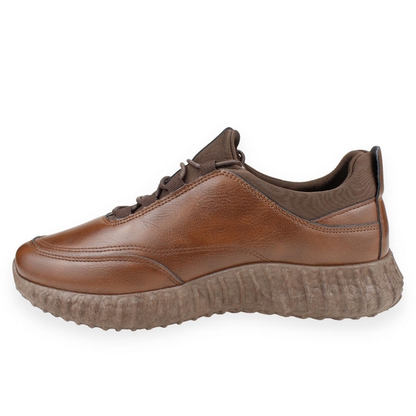 ZAPATILLAS HOMBRE NEW WALK CASUALES CAFÉ ELEGANTE - 3