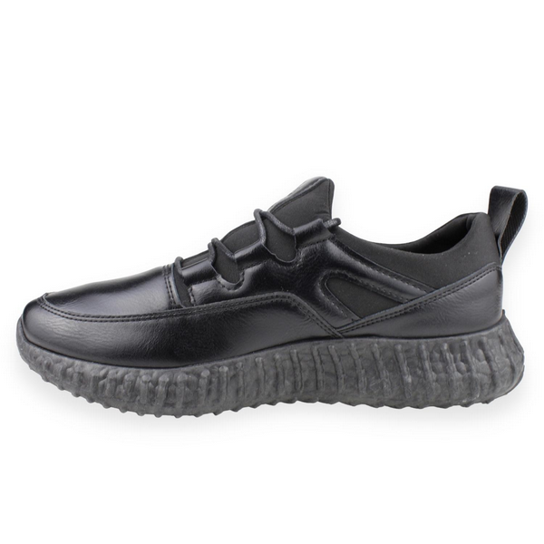 ZAPATILLAS HOMBRE NEW WALK CASUALES NEGRO CLÁSICA - 3