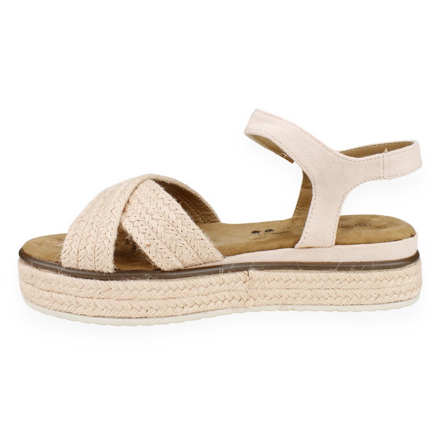 SANDALIAS MUJER AGUA DE COCO NUDE CLAVEL - 4
