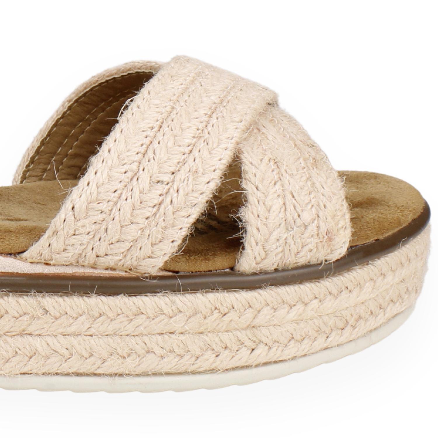 SANDALIAS MUJER AGUA DE COCO NUDE CLAVEL - 5