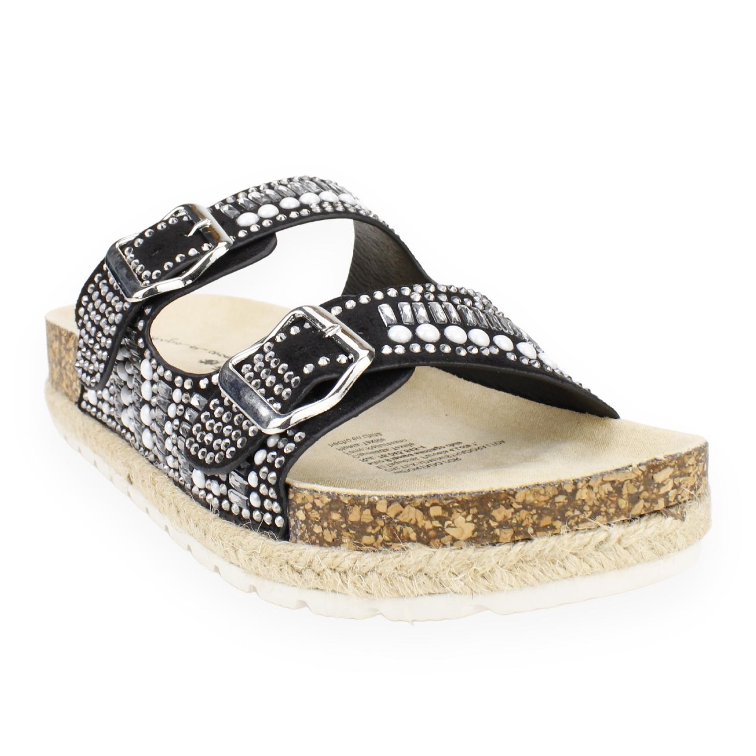 SANDALIAS MUJER AGUA DE COCO NEGRO PETUNIA - 5