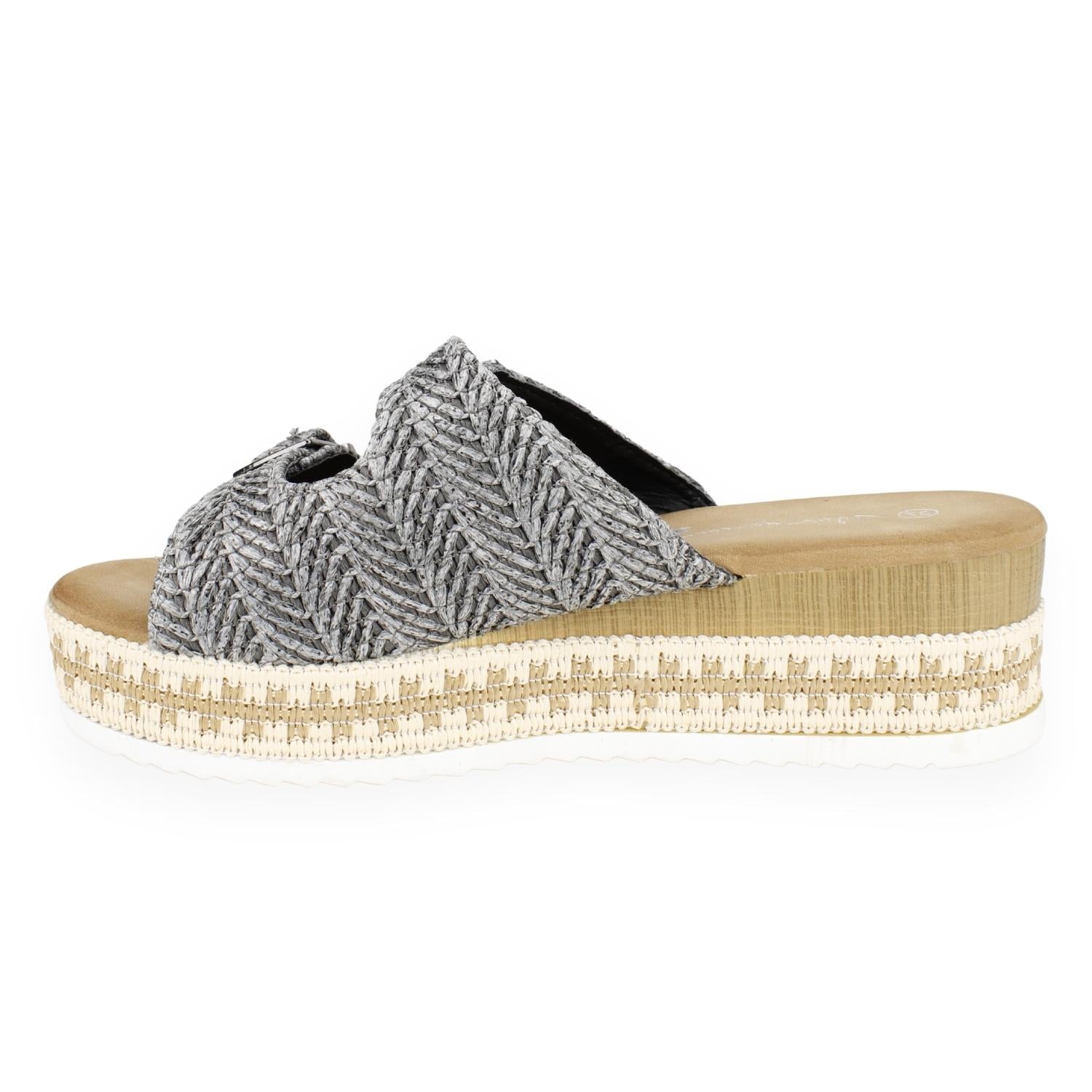 SANDALIAS MUJER AGUA DE COCO NEGRO LAVANDA - 4