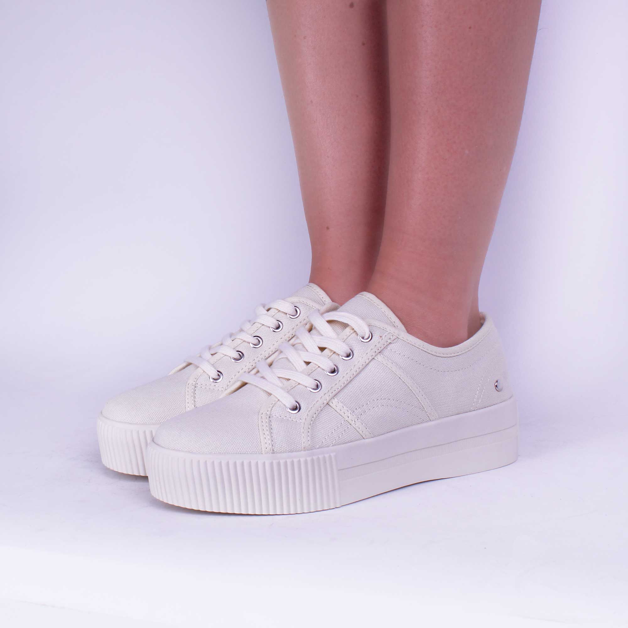 ZAPATILLAS MUJER AGUA DE COCO URBANAS BEIGE CARITAYA - 2