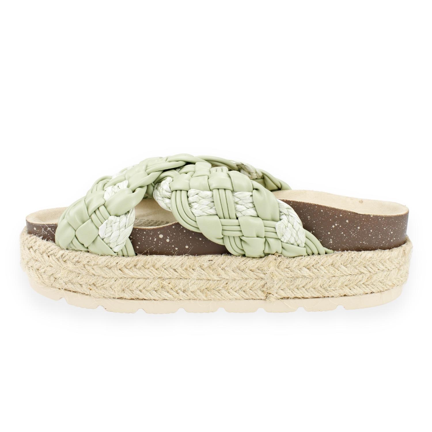 SANDALIAS MUJER AGUA DE COCO VERDE ORQUÍDEA - 4