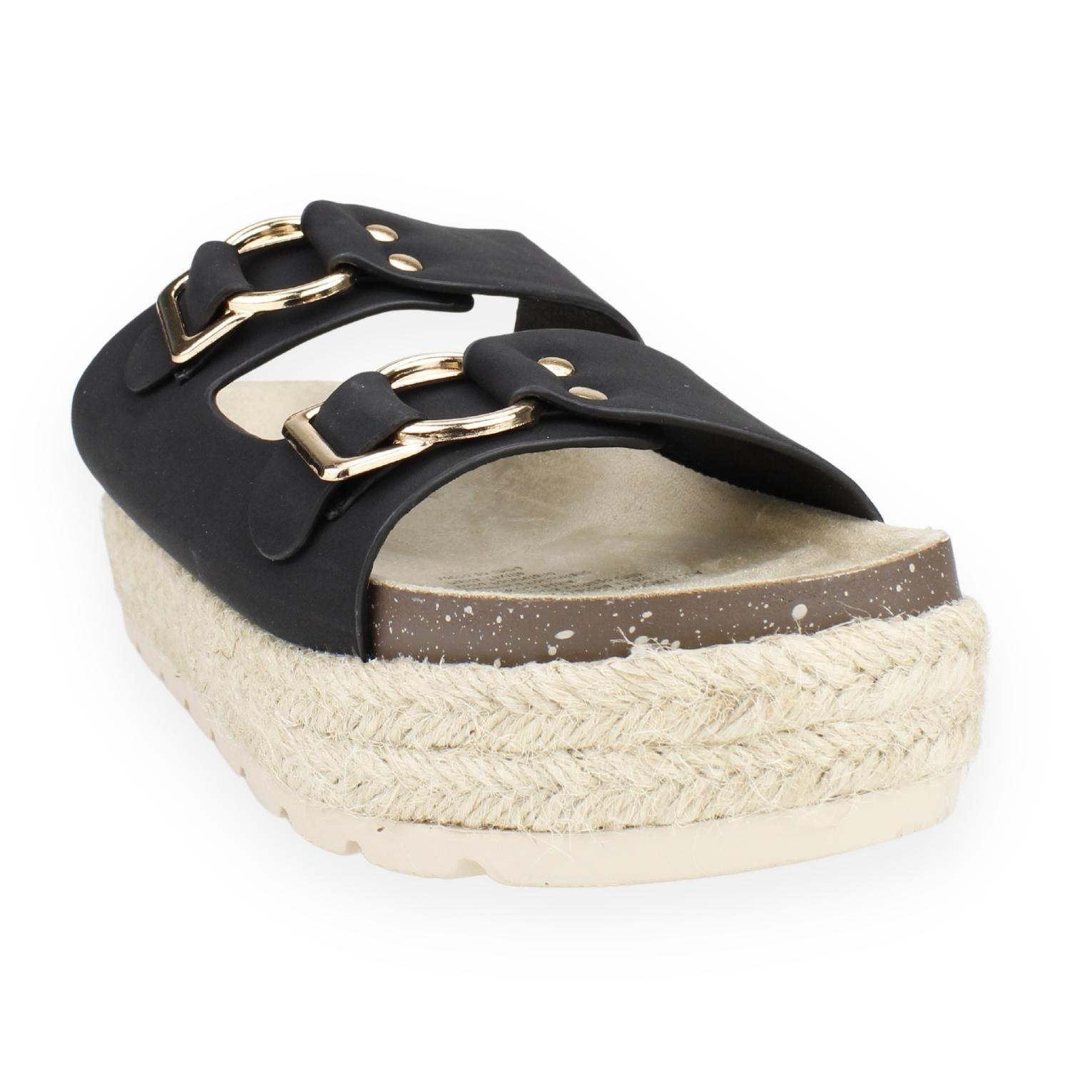 SANDALIAS MUJER AGUA DE COCO NEGRO ANTURIO - 3