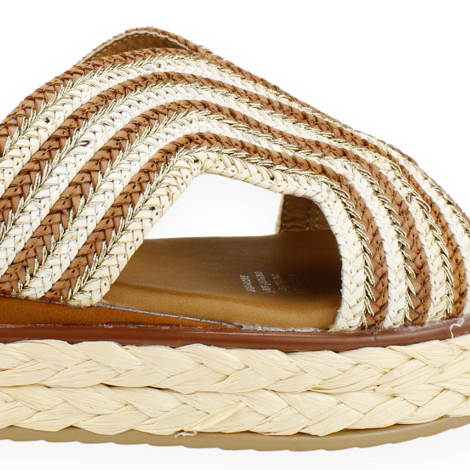 SANDALIA AGUA DE COCO MARGARITA CAMEL - 3