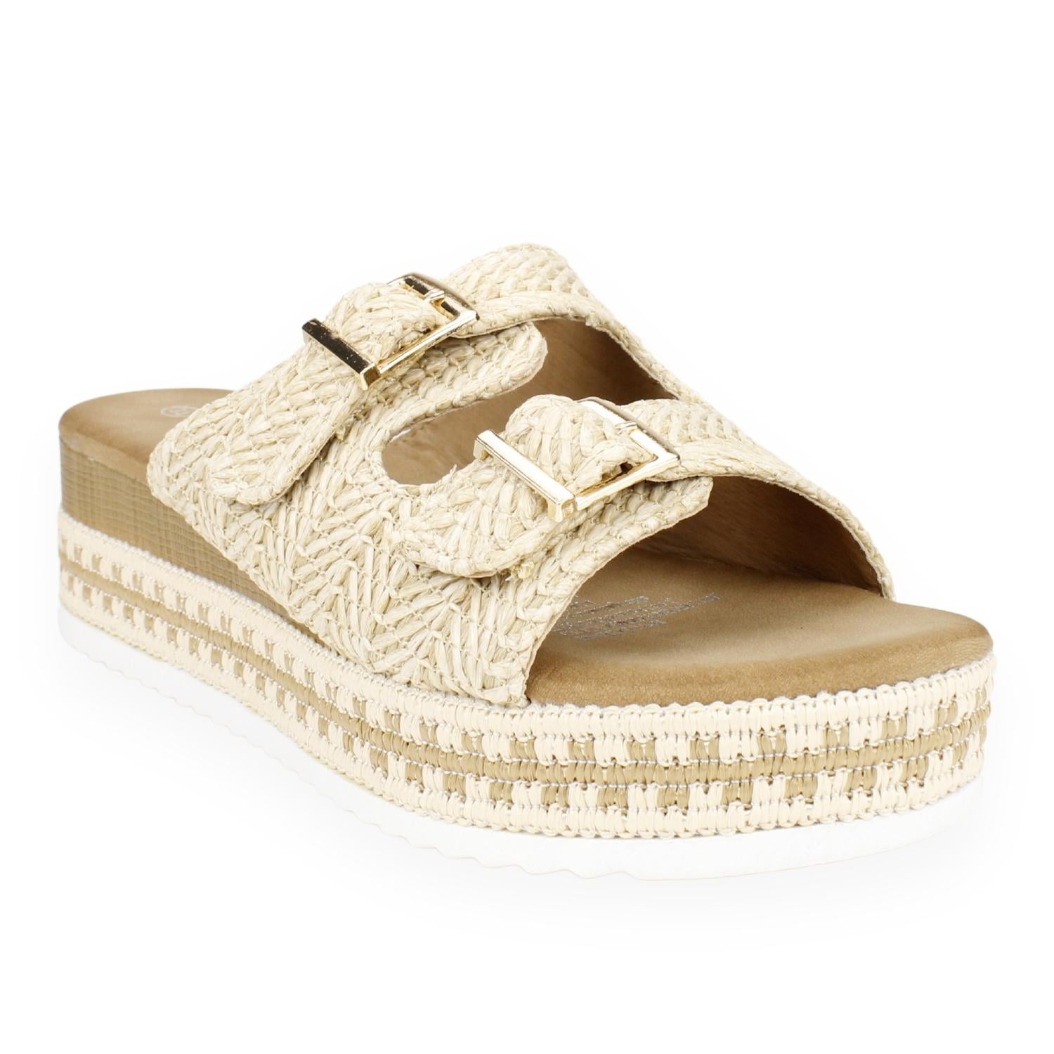SANDALIAS MUJER AGUA DE COCO BEIGE LAVANDA - 5