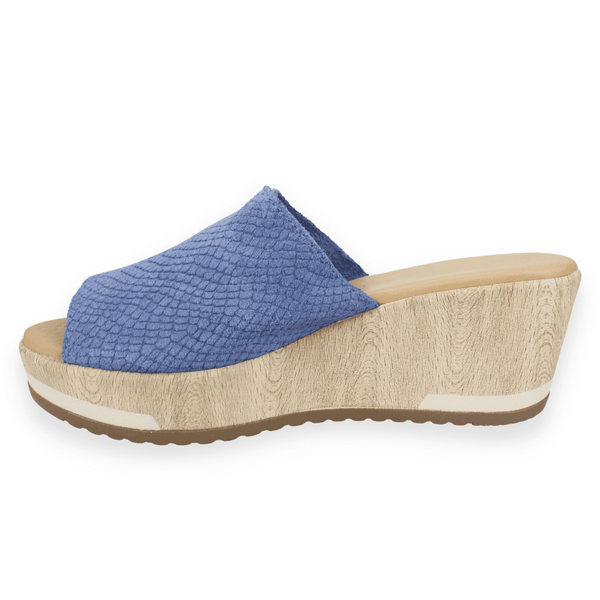 SANDALIAS MUJER CARMELA CUERO DENIM - 3
