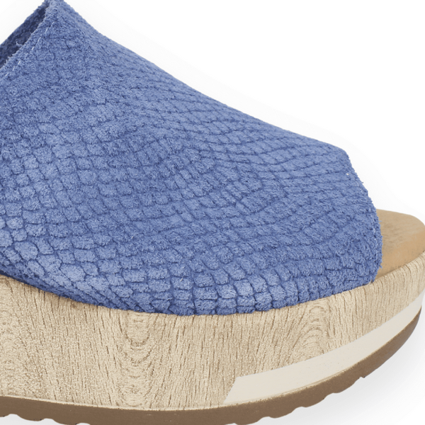 SANDALIAS MUJER CARMELA CUERO DENIM - 4