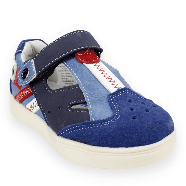 ZAPATILLAS NIÑO NAT GEO CASUALES AZUL KIDS ABIERTA - 2