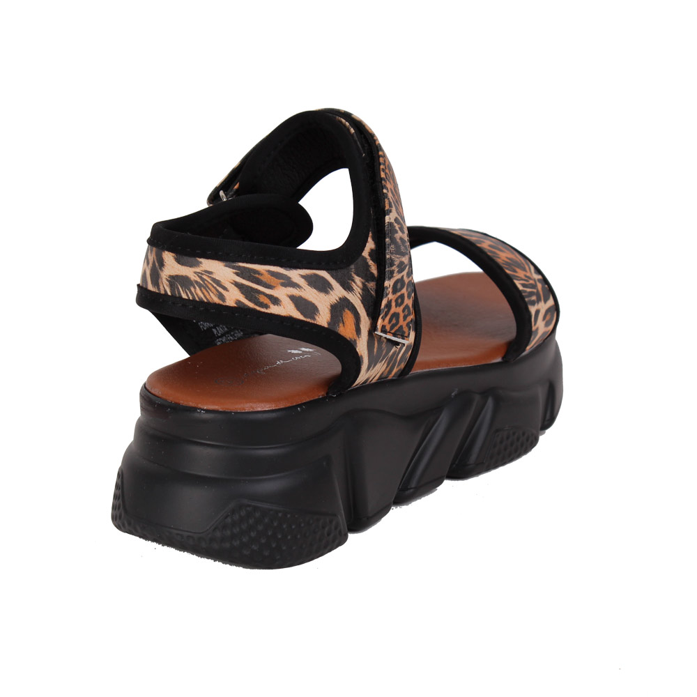 SANDALIAS MUJER AGUA DE COCO PRINT BLACK - 4