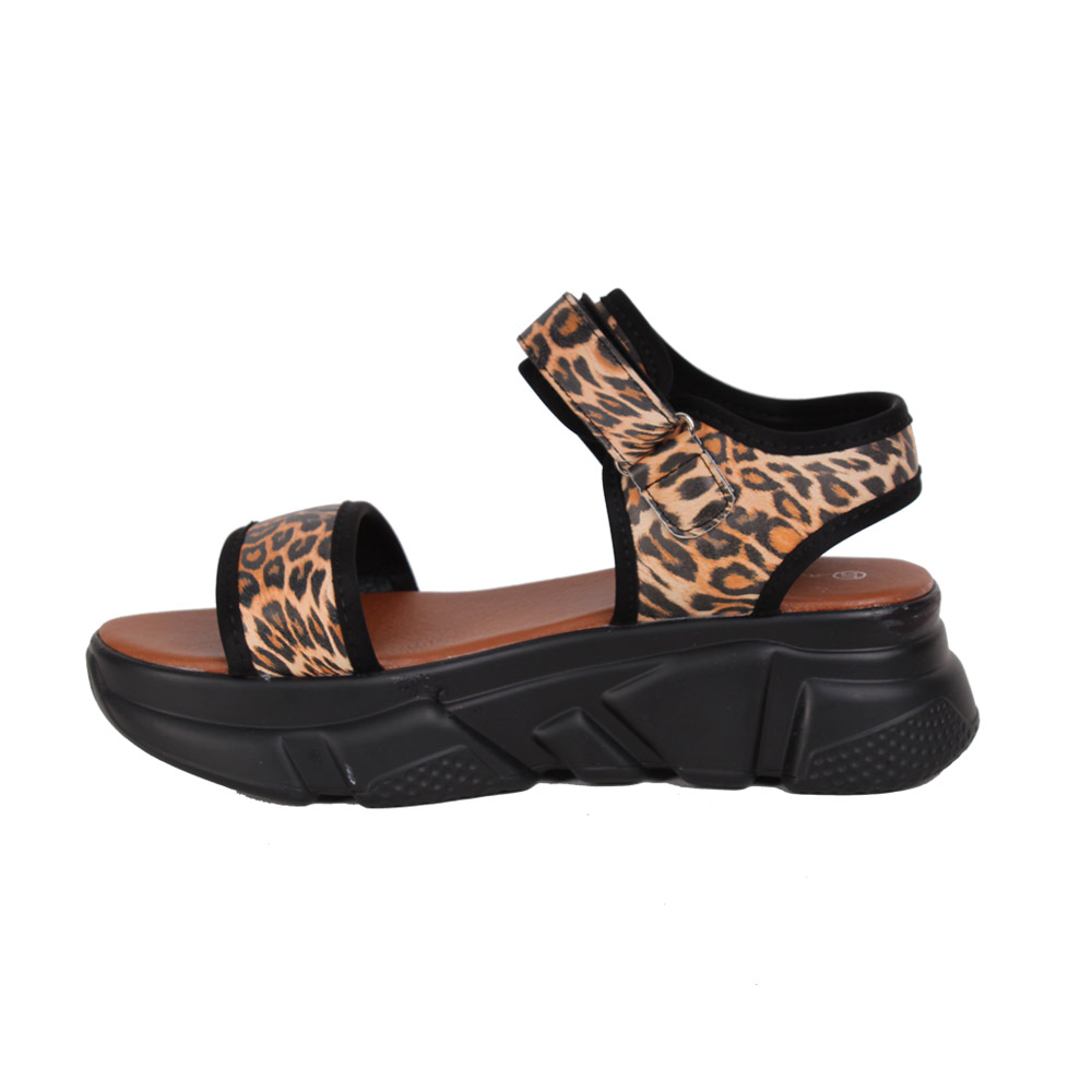 SANDALIAS MUJER AGUA DE COCO PRINT BLACK - 5