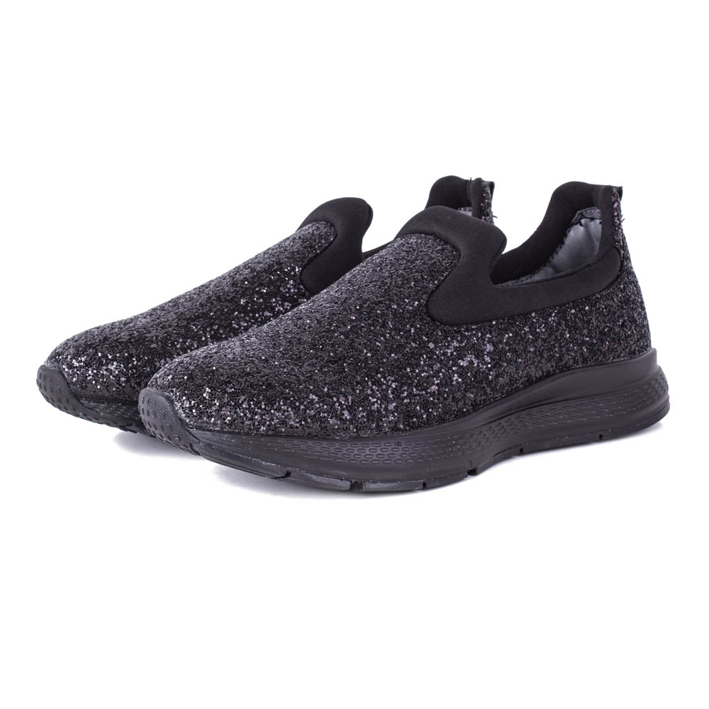 ZAPATILLAS MUJER AGUA DE COCO URBANAS NEGRO GLITTER - 2