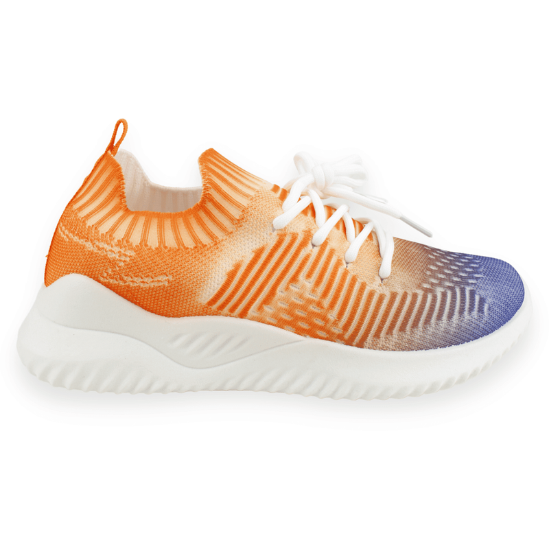 ZAPATILLAS MUJER NEW WALK URBANAS NARANJO LIS - 1
