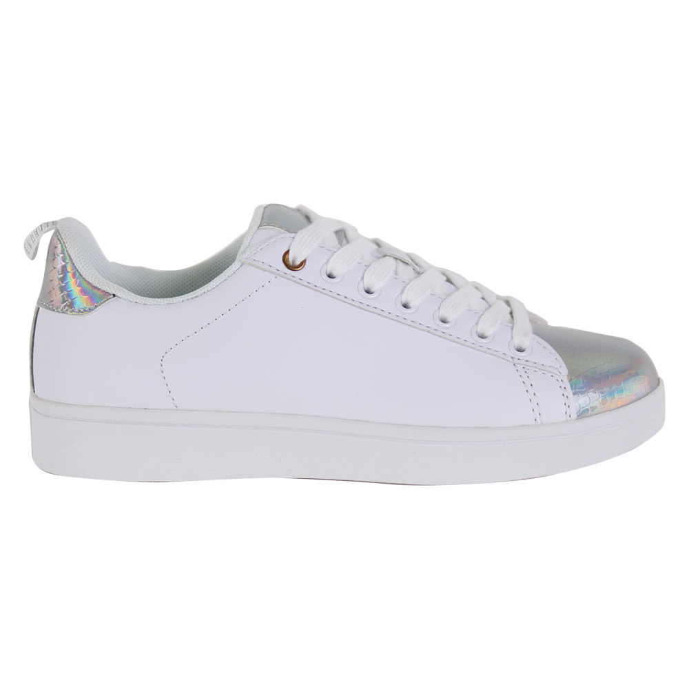 ZAPATILLAS MUJER AGUA DE COCO URBANAS BLANCO SILVER - 1