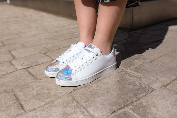 ZAPATILLAS MUJER AGUA DE COCO URBANAS BLANCO SILVER - 2