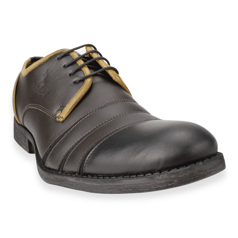 ZAPATO POLO CLUB CASUAL CUERO CAFE - 2