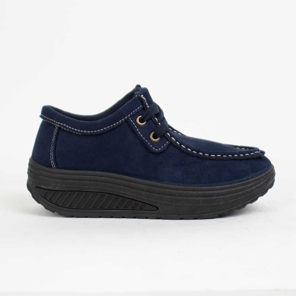 ZAPATO NEW WALK LLEUQUE AZUL MARINO - 1