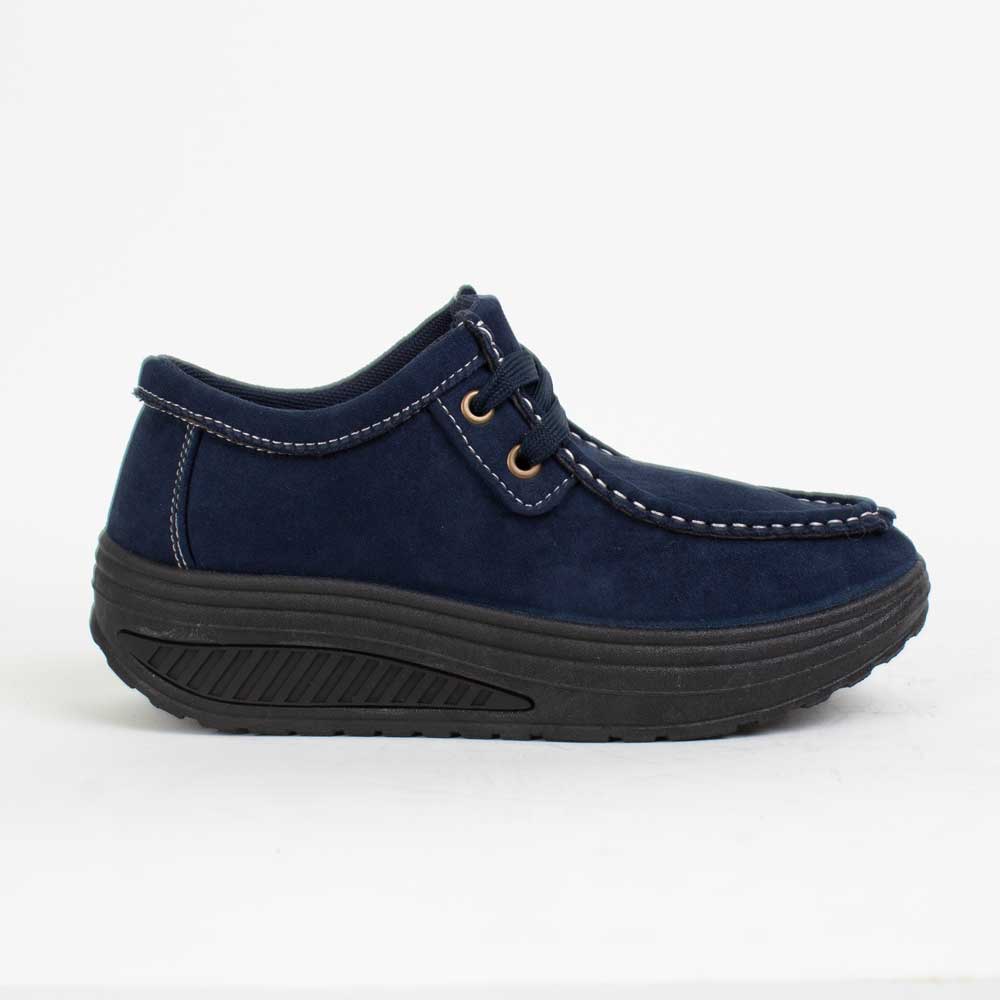 ZAPATO NEW WALK LLEUQUE AZUL MARINO - 1