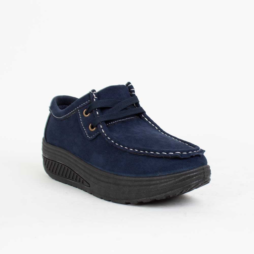 ZAPATO NEW WALK LLEUQUE AZUL MARINO - 2