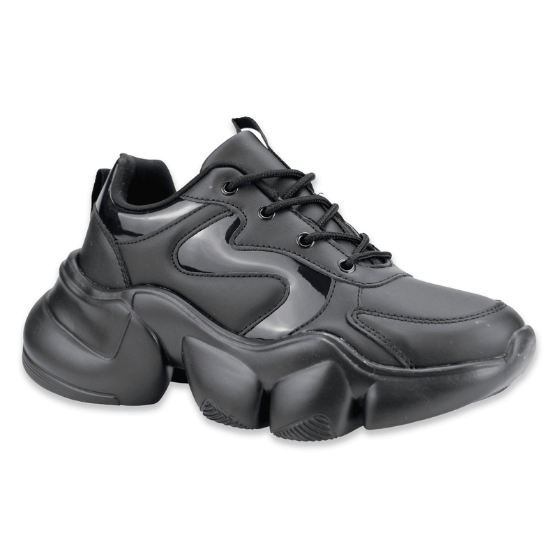 ZAPATILLA NEW WALK CHUNKY NEGRA - 2