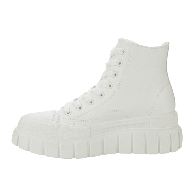 BOTIN NEW WALK MILITAR BLANCO - 3