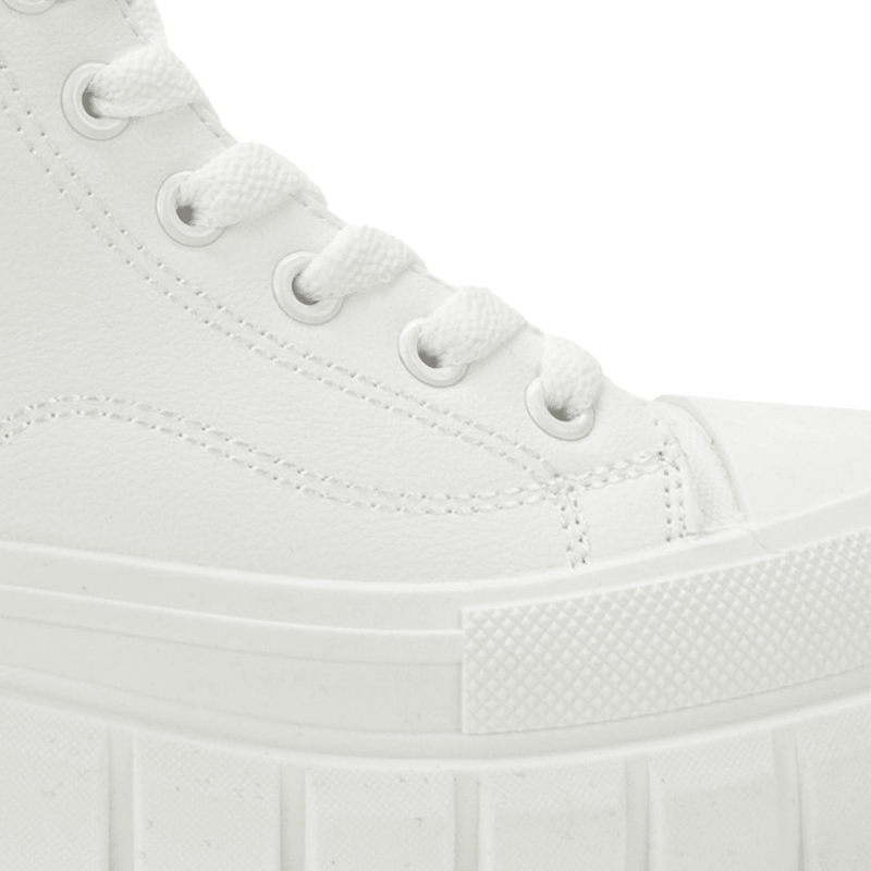 BOTIN NEW WALK MILITAR BLANCO - 4