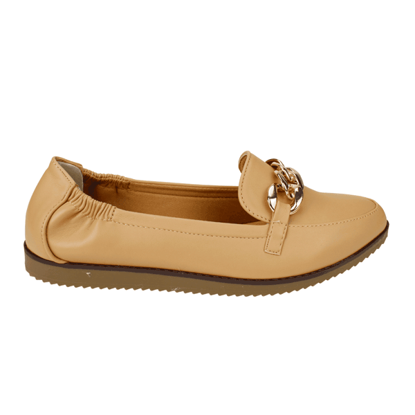 MOCASINES MUJER AGUA DE COCO NANDA CAMEL - 1