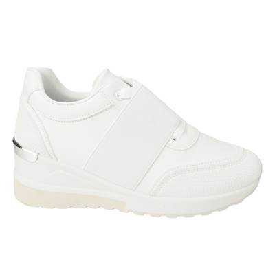 ZAPATILLAS MUJER NEW WALK URBANAS BLANCO ELÁSTICO - 1