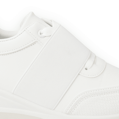 ZAPATILLAS MUJER NEW WALK URBANAS BLANCO ELÁSTICO - 4