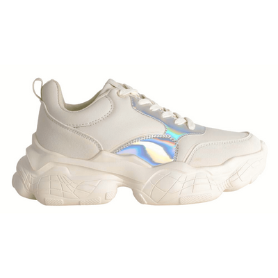 ZAPATILLAS MUJER NEW WALK URBANAS BEIGE CHUNKY - 1
