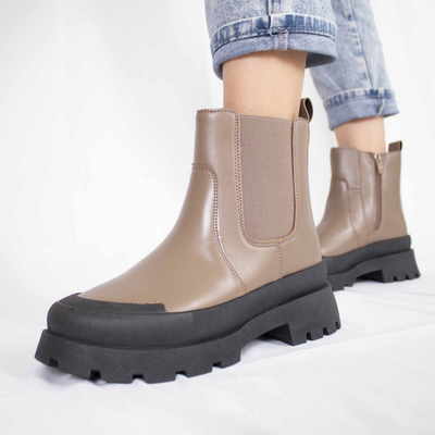 BOTÍN TAUPE NEW WALK DELHI CASUAL - 2