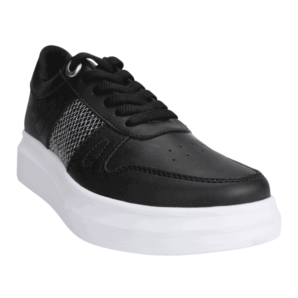 ZAPATILLAS MUJER KANNA & CO URBANAS NEGRO SHINE PLATAFORMA - 2