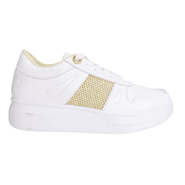 ZAPATILLA KANNA & CO SHINE PLATAFORMA DORADA - 1