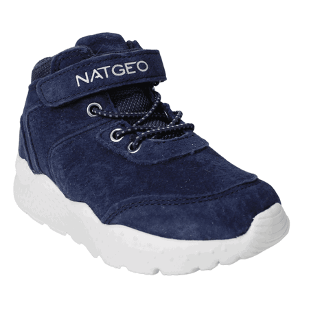 BOTÍN AZUL NAT GEO KIDS GAMUZA MARINO CASUAL - 2
