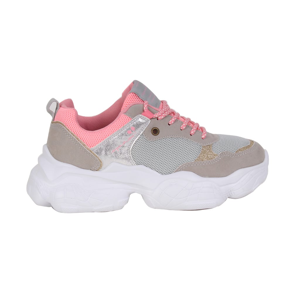 ZAPATILLAS MUJER AGUA DE COCO URBANAS GRIS PINK SHINE - 1