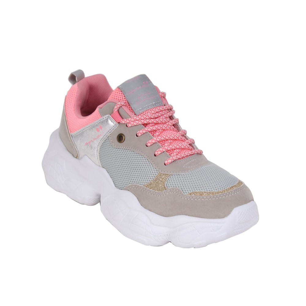 ZAPATILLAS MUJER AGUA DE COCO URBANAS GRIS PINK SHINE - 2