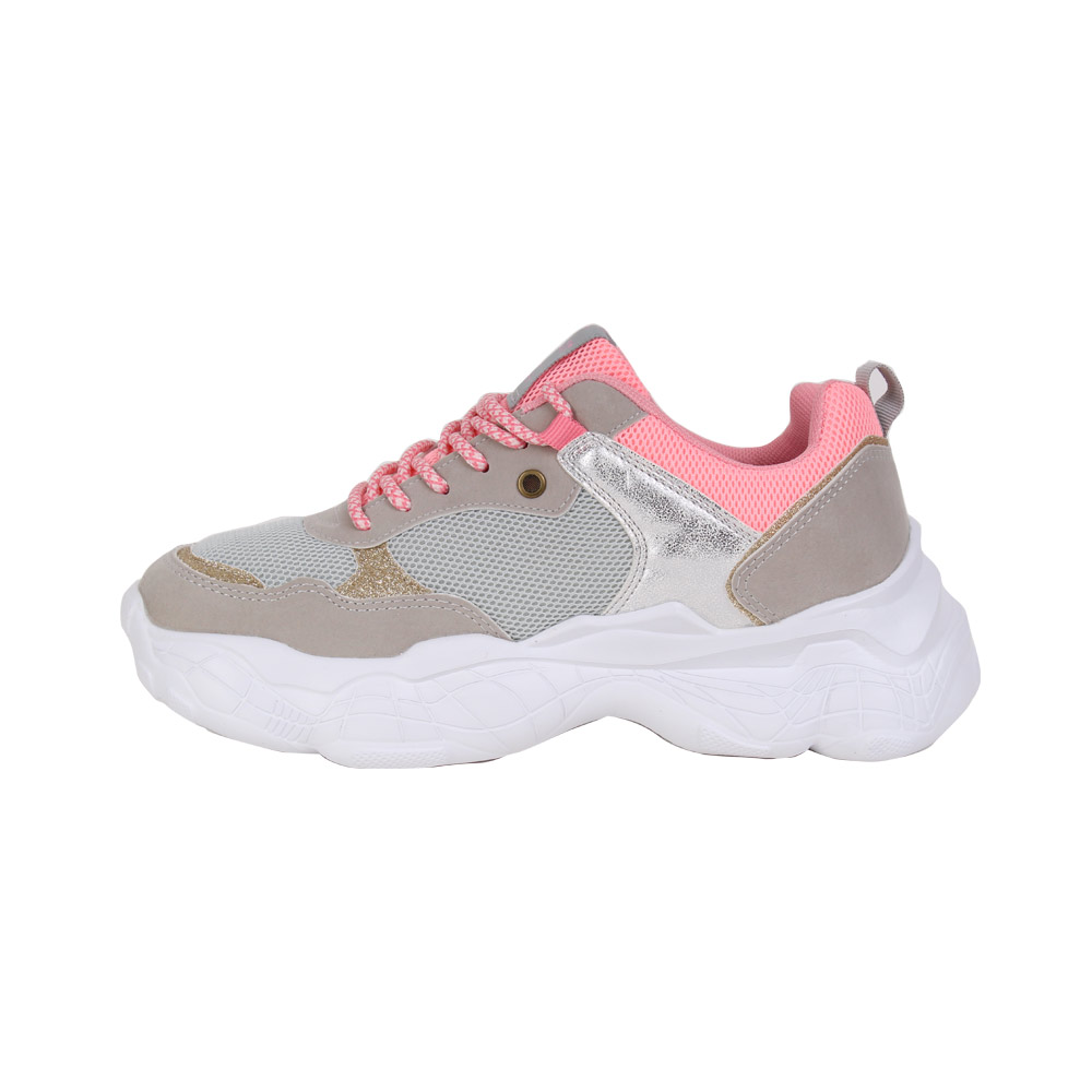 ZAPATILLAS MUJER AGUA DE COCO URBANAS GRIS PINK SHINE - 3